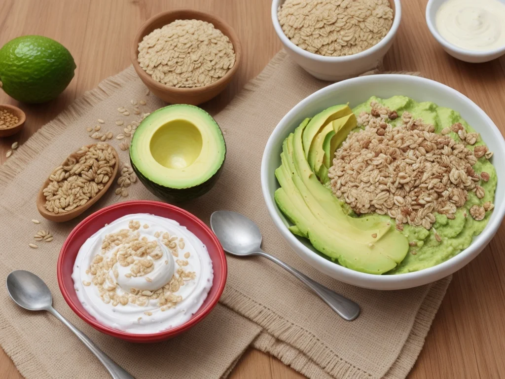 foods that make you full avocado redchilly oat meal whole grains greek yougurt