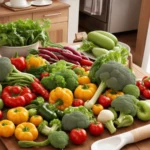 table full of vegetables that help with weight loss